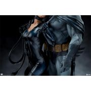 BATMAN AND CATWOMAN DIORAMA - DC COMICS - SIDESHOW