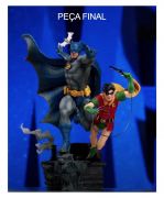 BATMAN & ROBIN DELUXE BDS ART SCALE 1/10 - DC COMICS BY IVAN REIS - IRON STUDIOS