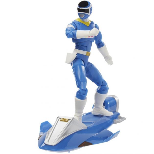 BLUE RANGER (IN SPACE) WITH GLIDER LIGHTNING COLLECTION - POWER RANGERS IN SPACE - HASBRO
