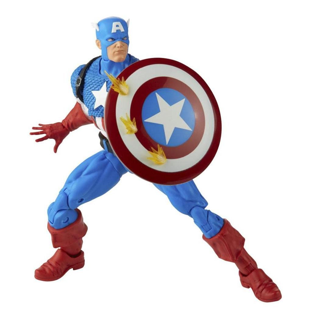 Hasbro- Marvel Legends 20th Anniversary Capitán América Figura De Acción Coleccionable De 15 Cm Con 14 Accesorios, Multicolor (F3439) | lagear.com.ar