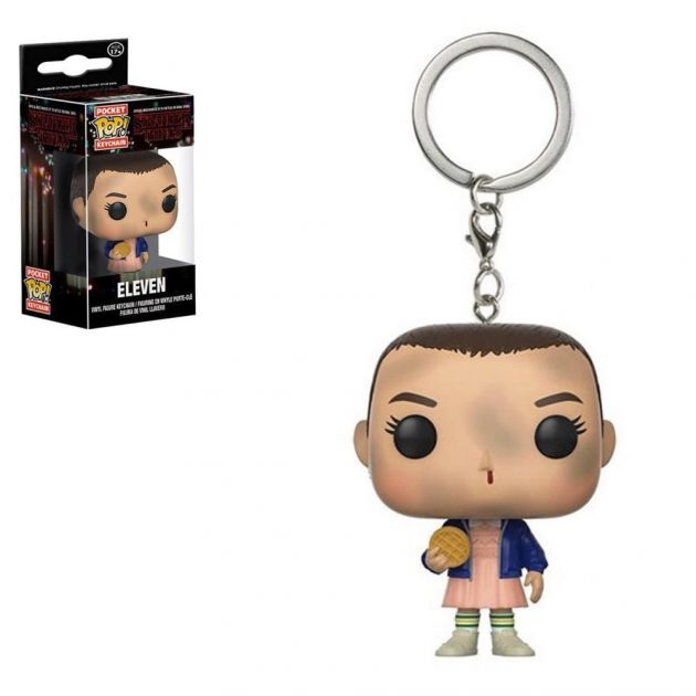 CHAVEIRO ELEVEN WITH WAFFLE POP POCKET - STRANGER THINGS - FUNKO POP