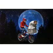ELLIOT AND E.T. ON BIKE 7'' SCALE - E.T. 40th ANNIVERSARY - NECA
