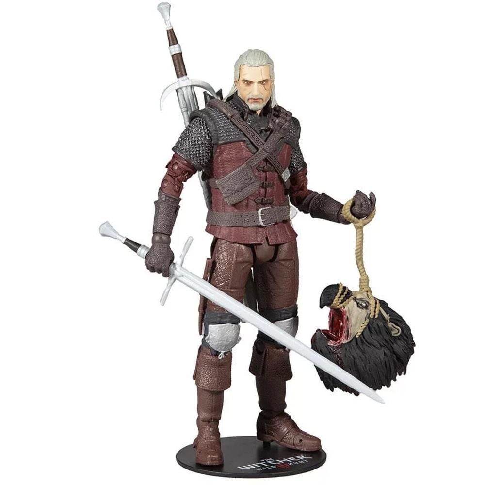 GERALT OF RIVIA ACTION FIGURE - THE WITCHER III: WILD HUNT - MC FARLANE TOYS