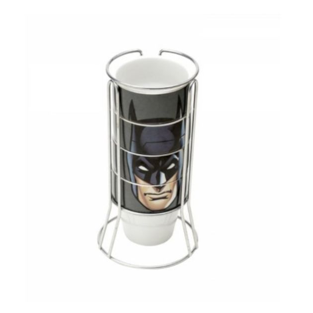 KIT XÍCARA BATMAN FACE - DC COMICS - PITICAS