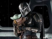MANDALORIAN AND GROGU ART SCALE 1/10 - STAR WARS: THE MANDALORIAN - IRON STUDIOS