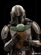 MANDALORIAN AND GROGU ART SCALE 1/10 - STAR WARS: THE MANDALORIAN - IRON STUDIOS