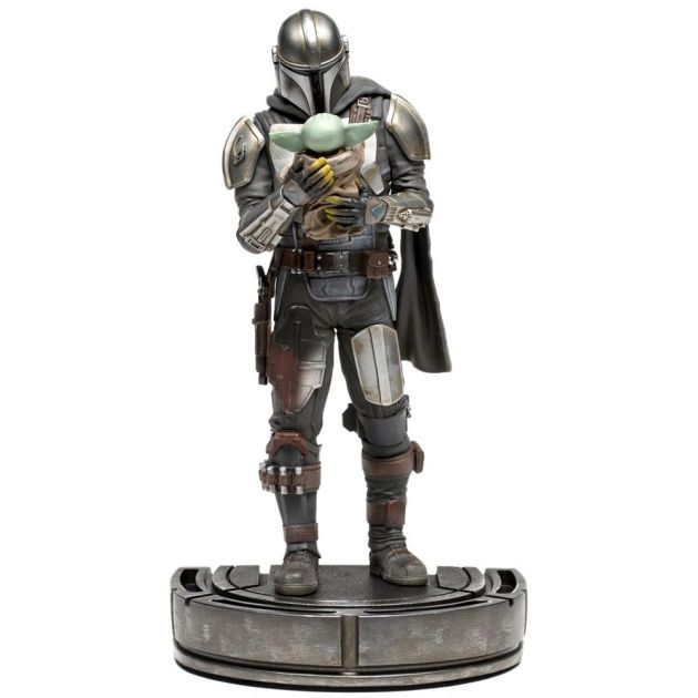 MANDALORIAN AND GROGU ART SCALE 1/10 - STAR WARS: THE MANDALORIAN - IRON STUDIOS