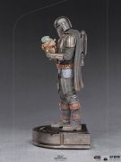 MANDALORIAN AND GROGU ART SCALE 1/10 - STAR WARS: THE MANDALORIAN - IRON STUDIOS