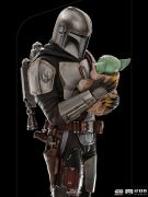 MANDALORIAN AND GROGU ART SCALE 1/10 - STAR WARS: THE MANDALORIAN - IRON STUDIOS