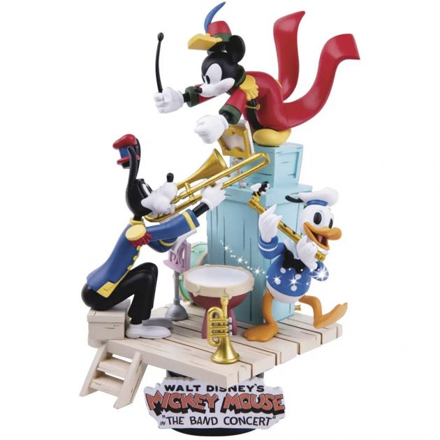 MICKEY MOUSE THE BAND CONCERT DIORAMA STAGE 047 - DISNEY - BEAST KINGDOM
