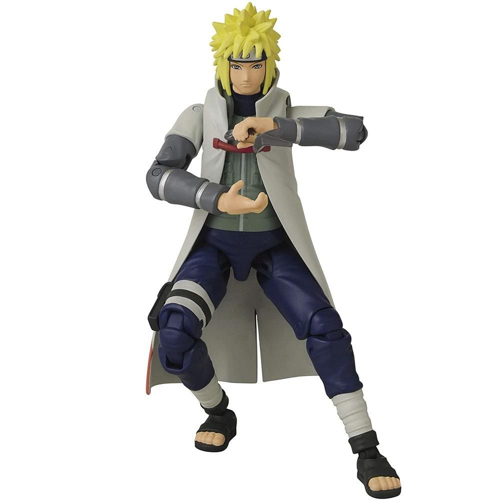 MINATO NAMIKAZE ANIME HEROES - NARUTO SHIPPUDEN - BANDAI na Geek