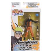 NARUTO UZUMAKI (SAGE MODE) ANIME HEROES - NARUTO SHIPPUDEN - BANDAI