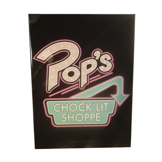 PLACA DECORATIVA POP'S & CHOCK & LIT SHOPPE - RIVERDALE - PITICAS