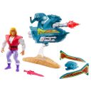 PRINCE ADAM WITH JET SLED RETRO FIGURE - MASTERS OF THE UNIVERSE - MATTEL