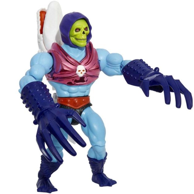 SKELETOR WITH TERROR CLAWS (DELUXE) RETRO FIGURE - MASTERS OF THE UNIVERSE - MATTEL