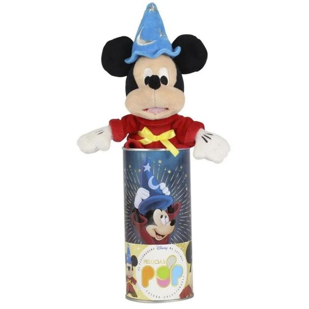 SORCERER MICKEY POP NA LATINHA PELÚCIA - DISNEY FANTASY - FUN