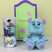 SULLEY POP NA LATINHA PELÚCIA - MONSTERS, INC - FUN