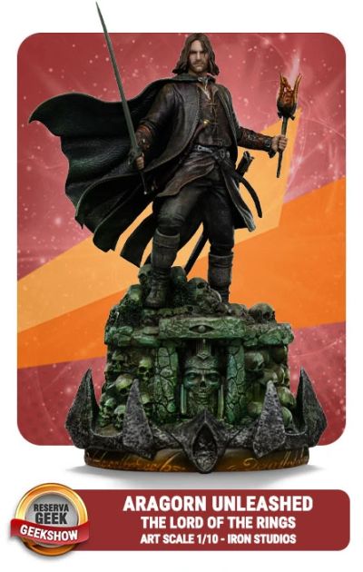 VOUCHER DE RESERVA ARAGORN UNLEASHED - THE LORD OF THE RINGS - ART SCALE 1/10 - IRON STUDIOS