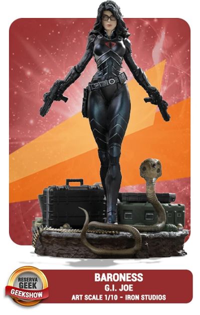 VOUCHER DE RESERVA BARONESS - G.I JOE - ART SCALE 1/10 - IRON STUDIOS