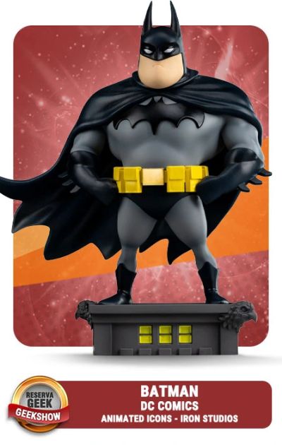 VOUCHER DE RESERVA BATMAN - DC COMICS -  ANIMATED ICONS - IRON STUDIOS