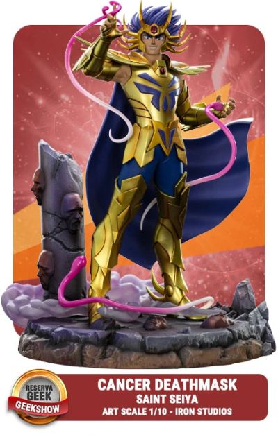 VOUCHER DE RESERVA CANCER DEATHMASK - SAINT SEIYA -  ART SCALE 1/10 - IRON STUDIOS