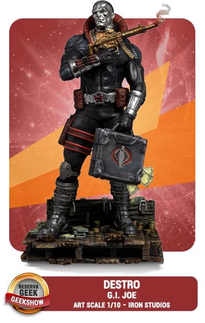 VOUCHER DE RESERVA DESTRO - G.I JOE - ART SCALE 1/10 - IRON STUDIOS