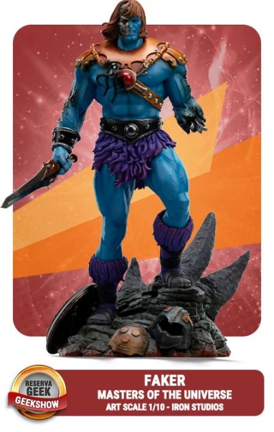 VOUCHER DE RESERVA FAKER - MASTERS OF THE UNIVERSE - ART SCALE 1/10 - IRON STUDIOS