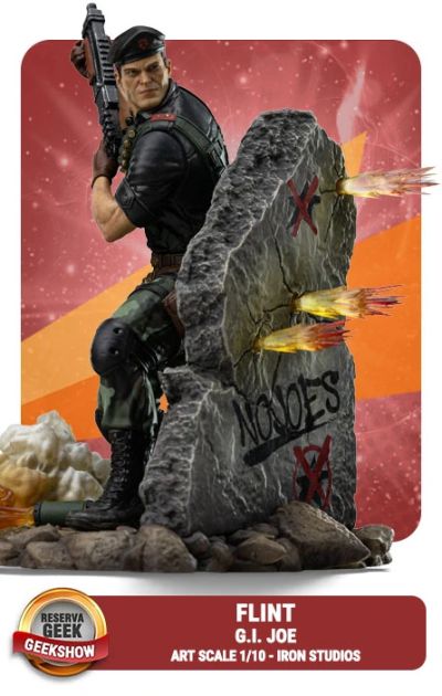 VOUCHER DE RESERVA FLINT - G.I JOE - ART SCALE 1/10 - IRON STUDIOS