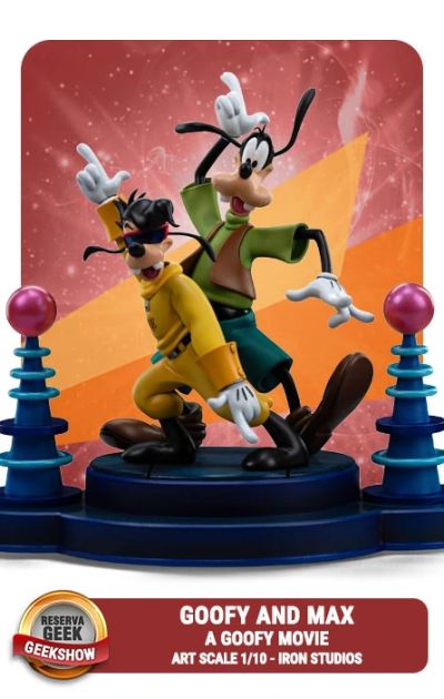 VOUCHER DE RESERVA GOOFY AND MAX - A GOOFY MOVIE - ART SCALE 1/10 - IRON STUDIOS