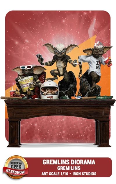 VOUCHER DE RESERVA GREMLINS DIORAMA - GREMLINS - ART SCALE 1/10 - IRON STUDIOS