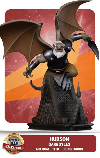 VOUCHER DE RESERVA HUDSON - GARGOYLES - ART SCALE 1/10 - IRON STUDIOS