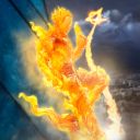 VOUCHER DE RESERVA HUMAN TORCH - FANTASTIC FOUR - ART SCALE 1/10 - IRON STUDIOS