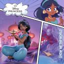 VOUCHER DE RESERVA JASMINE - ANIME PRINCESS - DISNEY'S PRINCESS - IRON STUDIOS