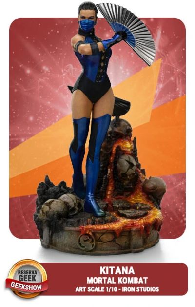 VOUCHER DE RESERVA KITANA - MORTAL KOMBAT - ART SCALE 1/10 - IRON STUDIOS