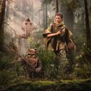 VOUCHER DE RESERVA LEIA AND WICKET - STAR WARS EPISODE VI - ART SCALE 1/10 - IRON STUDIOS