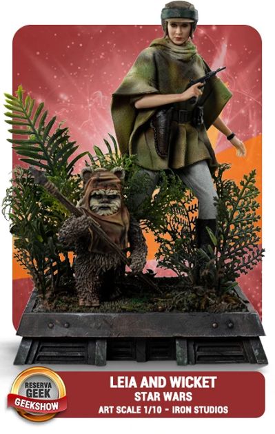 VOUCHER DE RESERVA LEIA AND WICKET - STAR WARS EPISODE VI - ART SCALE 1/10 - IRON STUDIOS