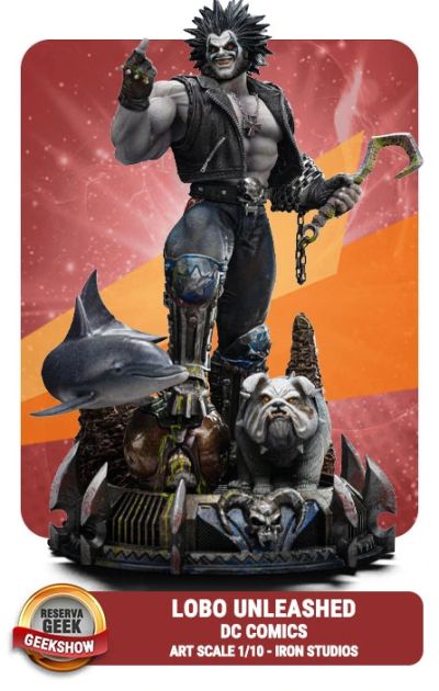 VOUCHER DE RESERVA LOBO UNLEASHED - DC COMICS - ART SCALE 1/10 - IRON STUDIOS