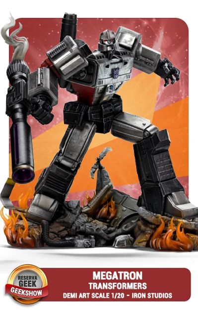 VOUCHER DE RESERVA MEGATRON - TRANSFORMERS - DEMI SCALE 1/20 - IRON STUDIOS