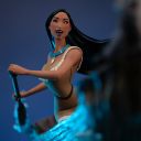VOUCHER DE RESERVA POCAHONTAS - DISNEY -  ART SCALE 1/10 - IRON STUDIOS