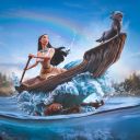VOUCHER DE RESERVA POCAHONTAS - DISNEY -  ART SCALE 1/10 - IRON STUDIOS