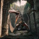 VOUCHER DE RESERVA QUETZALCOATLUS - JURASSIC WORLD: REBIRTH - ICONS - IRON STUDIOS