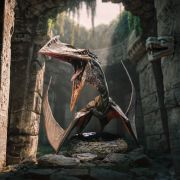 VOUCHER DE RESERVA QUETZALCOATLUS - JURASSIC WORLD: REBIRTH - ICONS - IRON STUDIOS