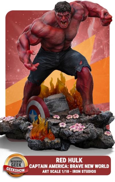 VOUCHER DE RESERVA RED HULK - CAPTAIN AMERICA: BRAVE NEW WORLD -  ART SCALE 1/10 - IRON STUDIOS