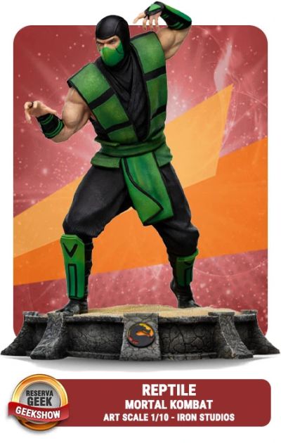 VOUCHER DE RESERVA REPTILE - MORTAL KOMBAT -  ART SCALE 1/10 - IRON STUDIOS