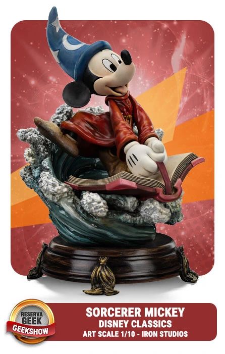 VOUCHER DE RESERVA SORCERER MICKEY - DISNEY CLASSICS - VINTAGE COLLECTION  - IRON STUDIOS