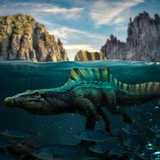 VOUCHER DE RESERVA SPINOSAURUS - JURASSIC WORLD: REBIRTH - ICONS - IRON STUDIOS