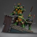 VOUCHER DE RESERVA TMNT 1ST COVER SET - TEENAGE MUTANT NINJA TURTLES - ART SCALE 1/10 - IRON STUDIOS