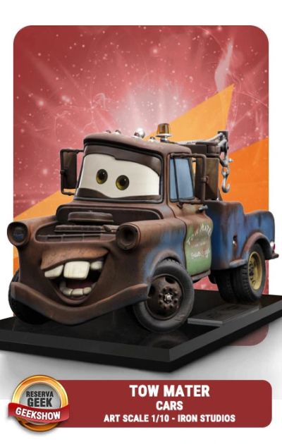 VOUCHER DE RESERVA TOW MATER - CARS -  ART SCALE 1/10 - IRON STUDIOS