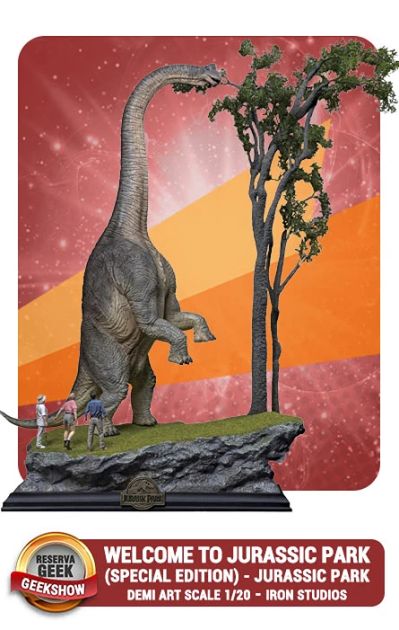 VOUCHER DE RESERVA WELCOME TO JURASSIC PARK (SPECIAL EDITION) - JURASSIC PARK - DEMI SCALE 1/20 - IRON