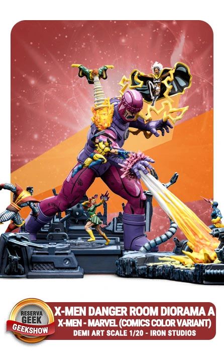 VOUCHER DE RESERVA X-MEN DANGER ROOM DIORAMA A (COMICS COLOR VARIANT) - DEMI ART SCALE 1/20 - IRON S